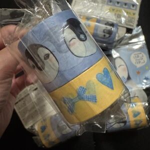 2 rolls of Cute Penguin Washi Tape Set